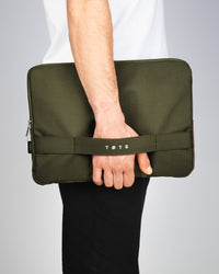 Khaki Green Laptop Sleeve 16"