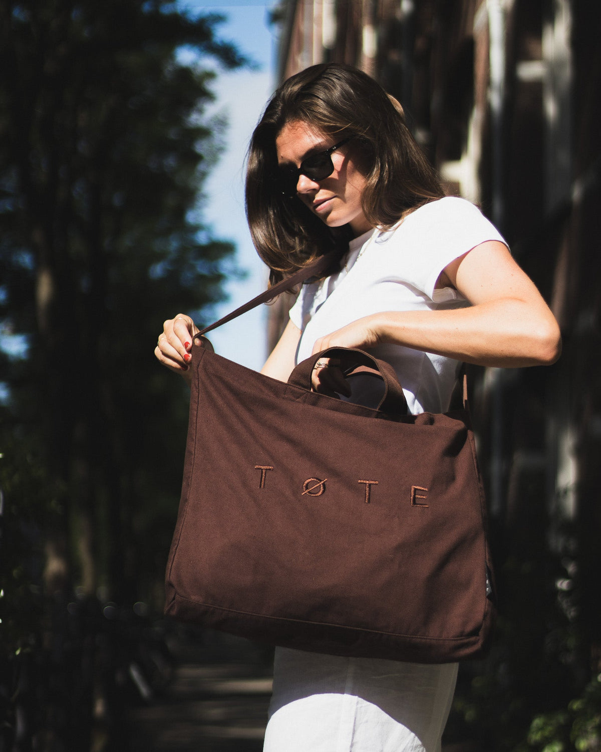 Brown TØTE Bag | Stitched