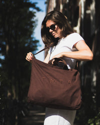 Brown TØTE Bag | Stitched