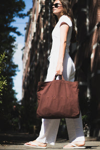 Brown TØTE Bag | Stitched