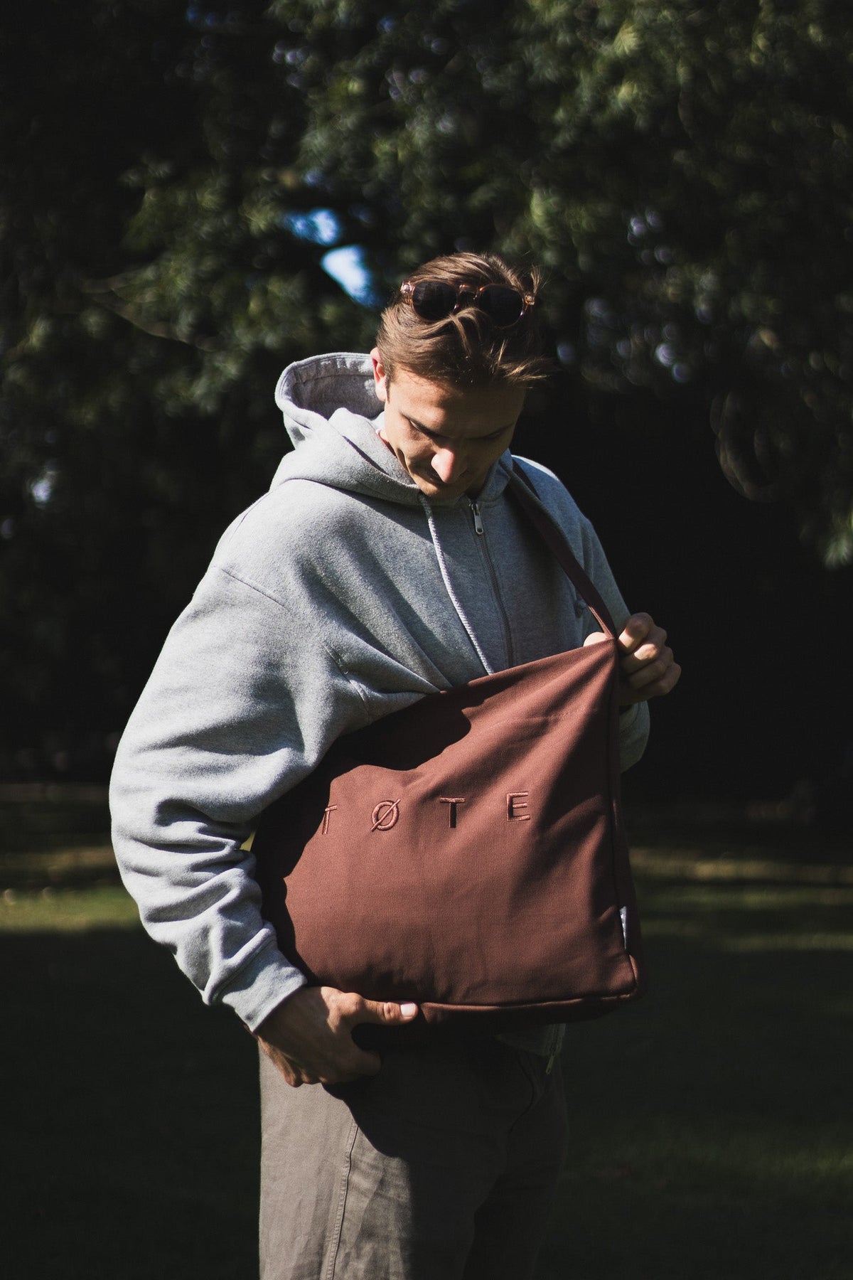 Wide-Strap TØTE Bag | Brown