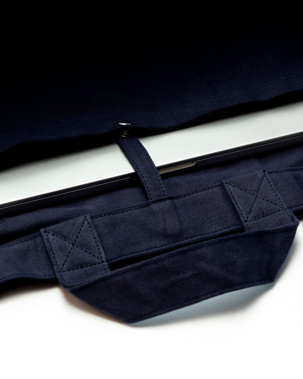 Navy Blue TØTE Bag | Stitched