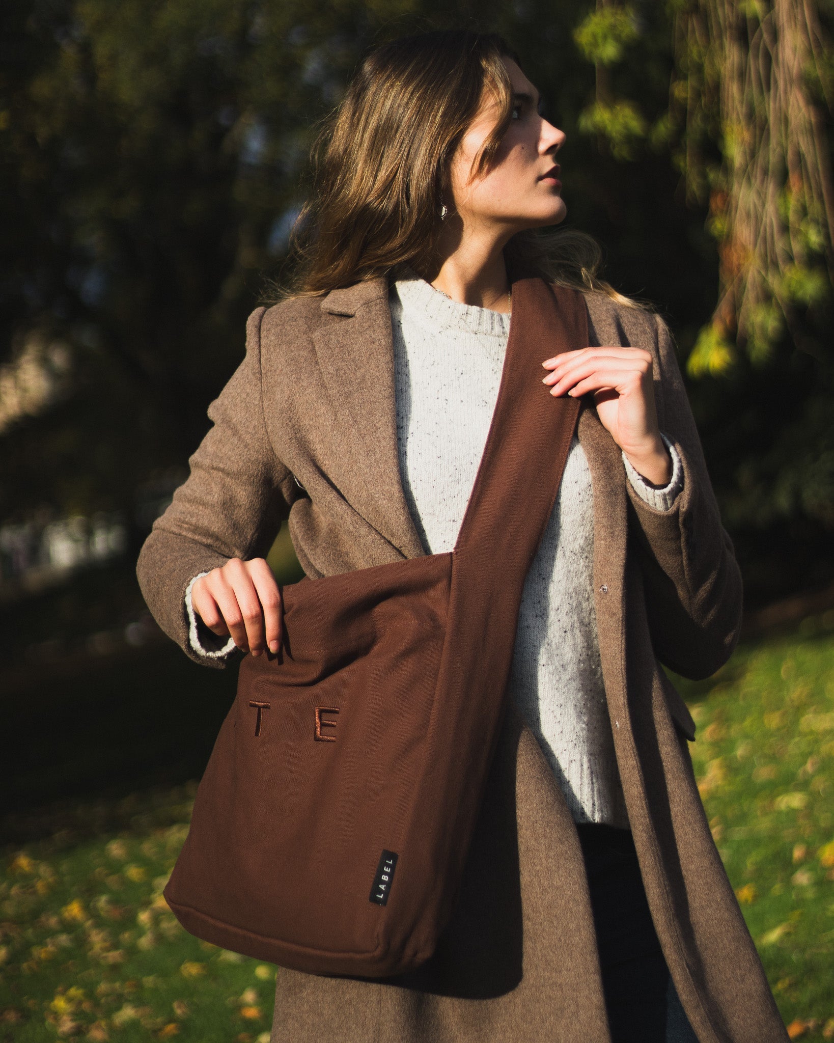 Wide-Strap TØTE Bag | Brown