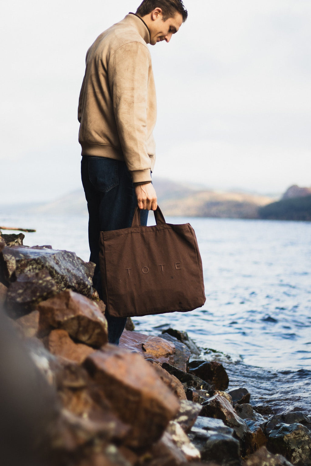 Brown TØTE Bag | Stitched