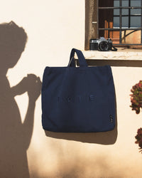 Navy Blue TØTE Bag | Stitched