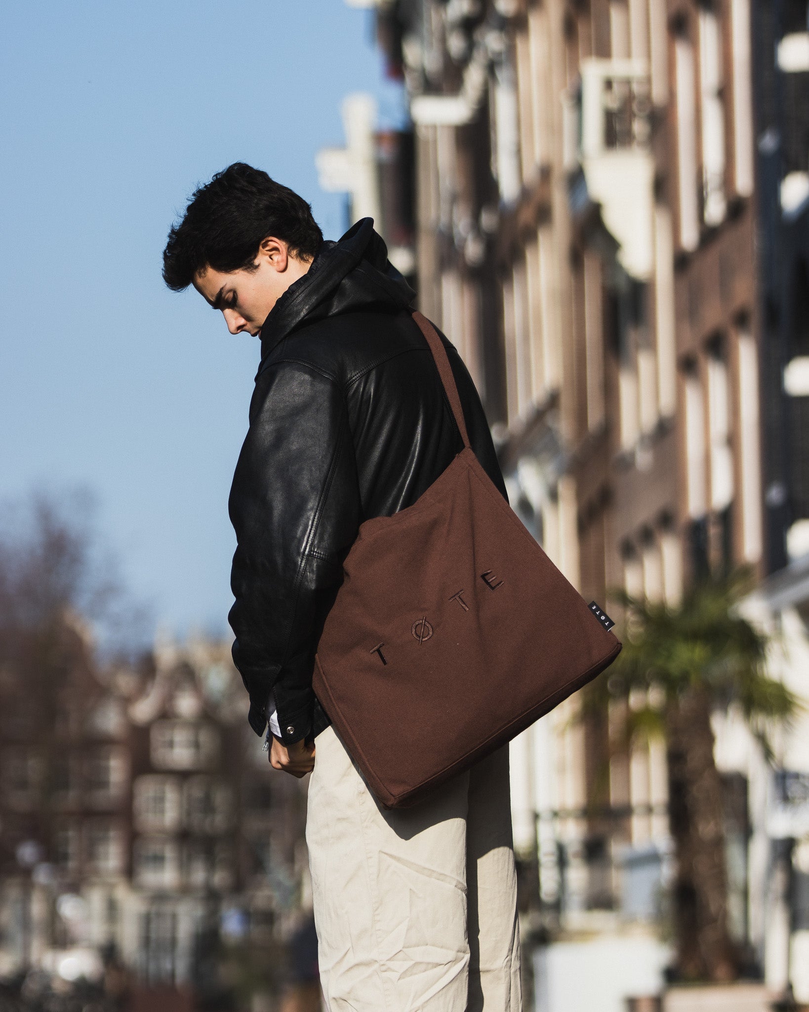 Brown TØTE Bag | Stitched