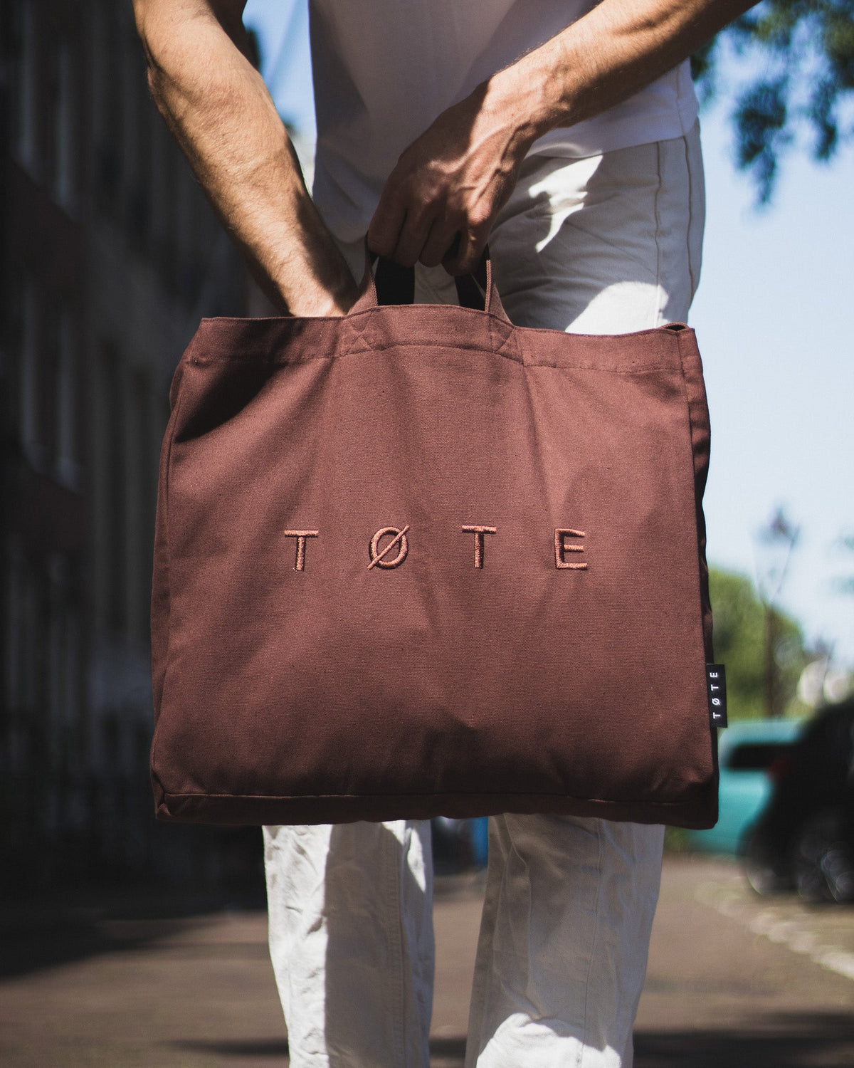 Brown TØTE Bag | Stitched