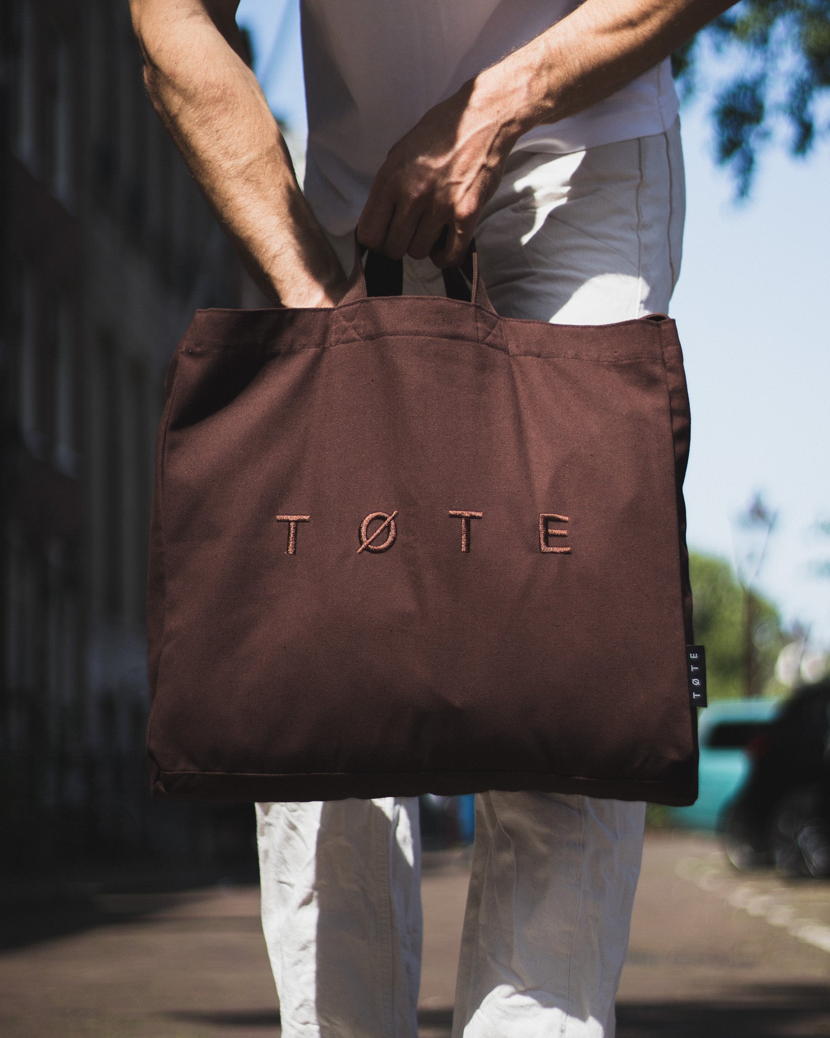 Brown TØTE Bag | Stitched