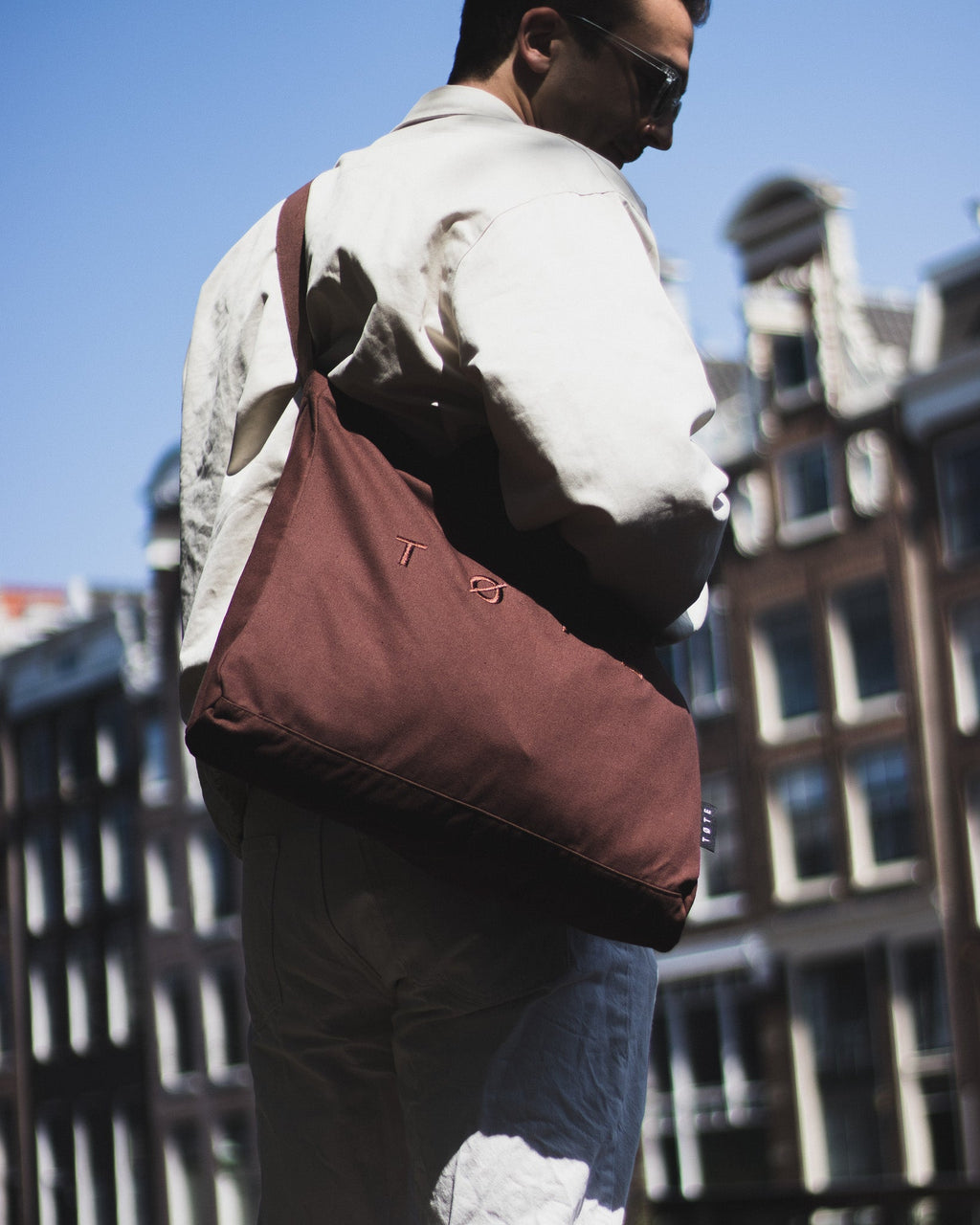 Brown TØTE Bag | Stitched