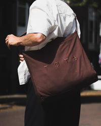 Brown TØTE Bag | Stitched