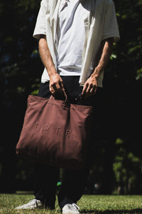 Brown TØTE Bag | Stitched