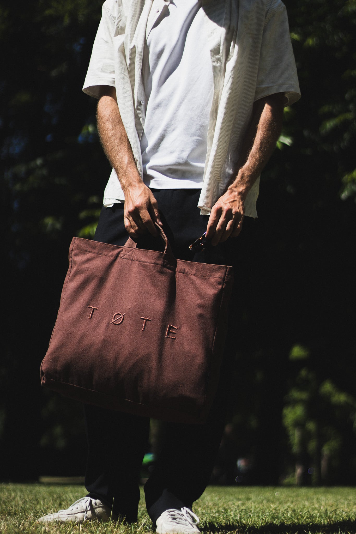 Brown TØTE Bag | Stitched